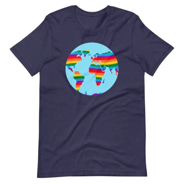 Gay the Planet LGBTQIA Pride Short-Sleeve Unisex T-Shirt - Image 4