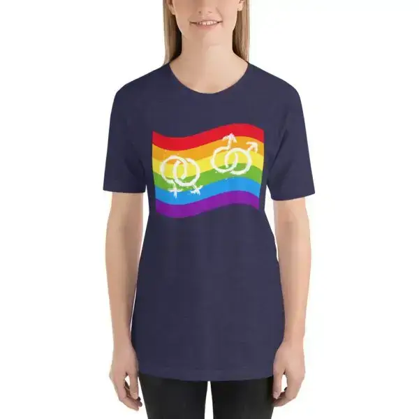 Gay Flag LGBTQIA Pride Short-Sleeve Unisex T-Shirt - Image 4