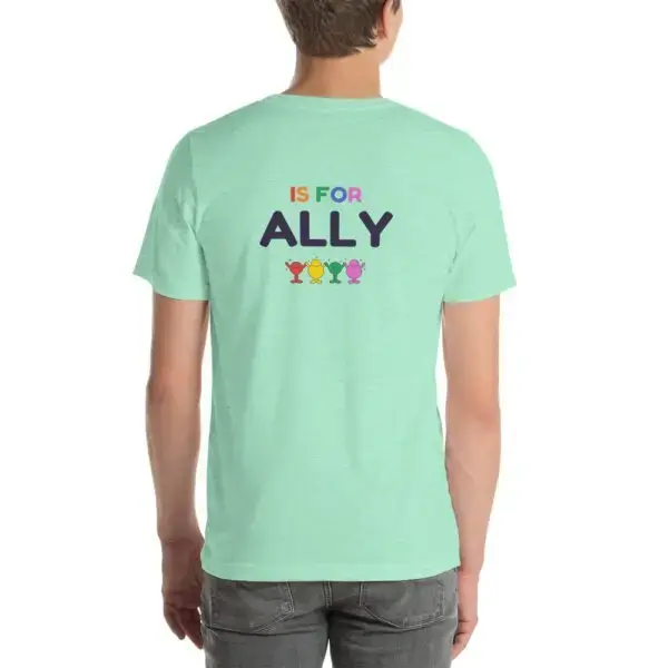 A Ally LGBTQIA Pride Short-Sleeve Unisex T-Shirt - Image 7