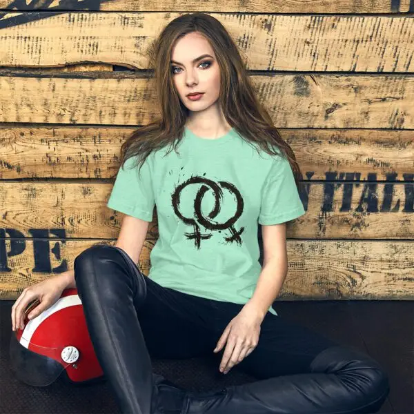 Gay Woman LGBTQIA Pride Short-Sleeve Unisex T-Shirt - Image 6