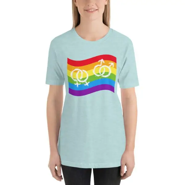 Gay Flag LGBTQIA Pride Short-Sleeve Unisex T-Shirt - Image 10