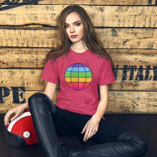 Gay the Planet LGBTQIA Pride Short-Sleeve Unisex T-Shirt - Image 8