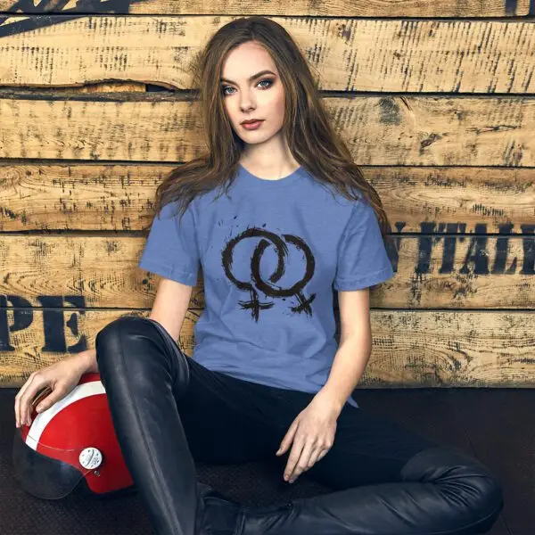 Gay Woman LGBTQIA Pride Short-Sleeve Unisex T-Shirt - Image 2
