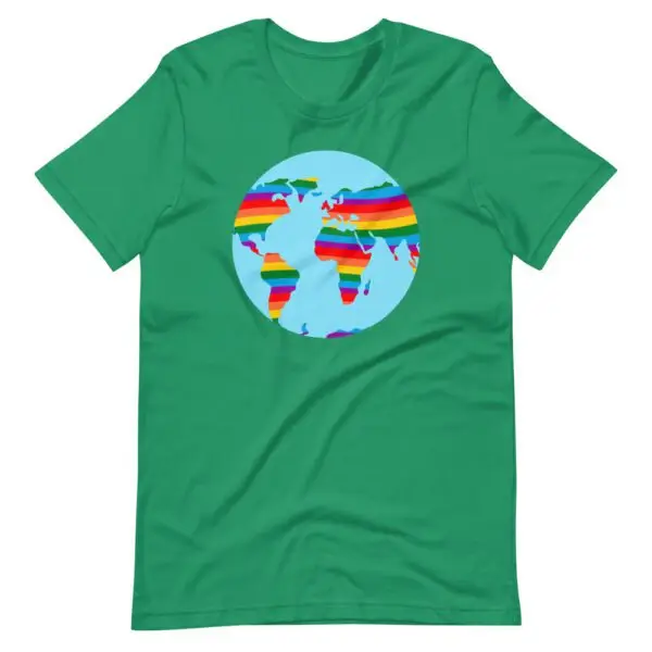 Gay the Planet LGBTQIA Pride Short-Sleeve Unisex T-Shirt - Image 9