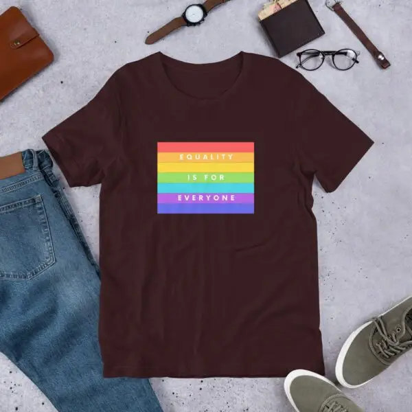 Equality is for Everyone LGBTQIA Pride Short-Sleeve Unisex T-Shirt - Image 4