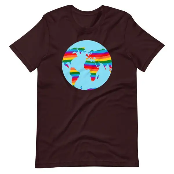Gay the Planet LGBTQIA Pride Short-Sleeve Unisex T-Shirt - Image 3