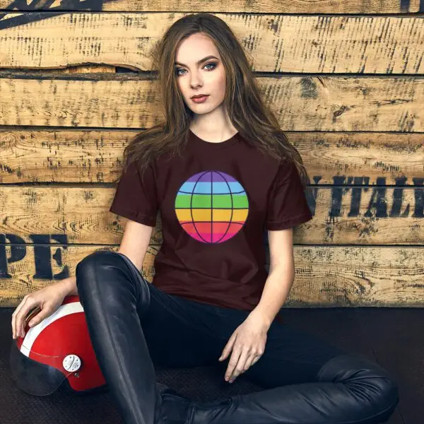 Gay the Planet LGBTQIA Pride Short-Sleeve Unisex T-Shirt - Image 3