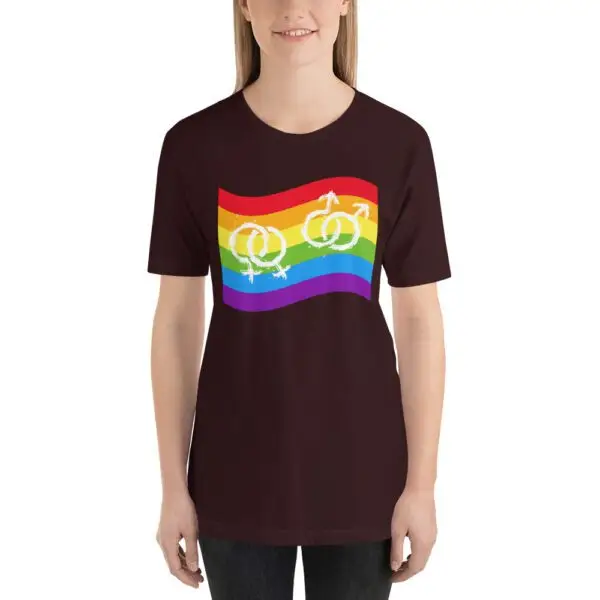 Gay Flag LGBTQIA Pride Short-Sleeve Unisex T-Shirt - Image 3