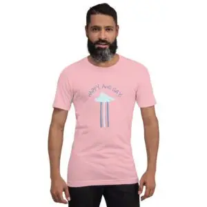 Happy and Gay LGBTQIA Pride Short-Sleeve Unisex T-Shirt