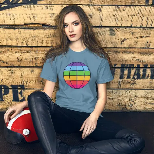 Gay the Planet LGBTQIA Pride Short-Sleeve Unisex T-Shirt - Image 9