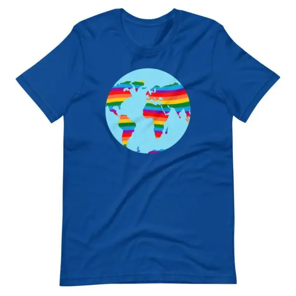 Gay the Planet LGBTQIA Pride Short-Sleeve Unisex T-Shirt - Image 5