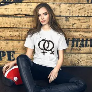 Gay Woman LGBTQIA Pride Short-Sleeve Unisex T-Shirt