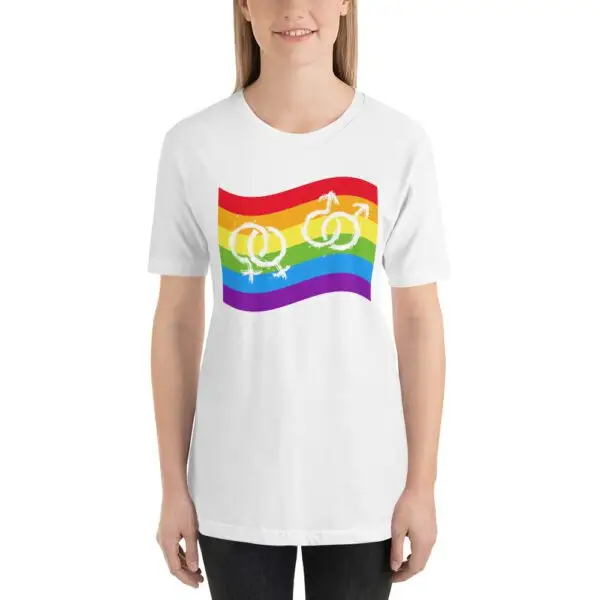 Gay Flag LGBTQIA Pride Short-Sleeve Unisex T-Shirt - Image 11