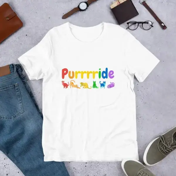 Purride LGBTQIA Pride Short-Sleeve Unisex T-Shirt - Image 6