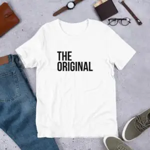 The Original Black Text Short-Sleeve Unisex T-Shirt