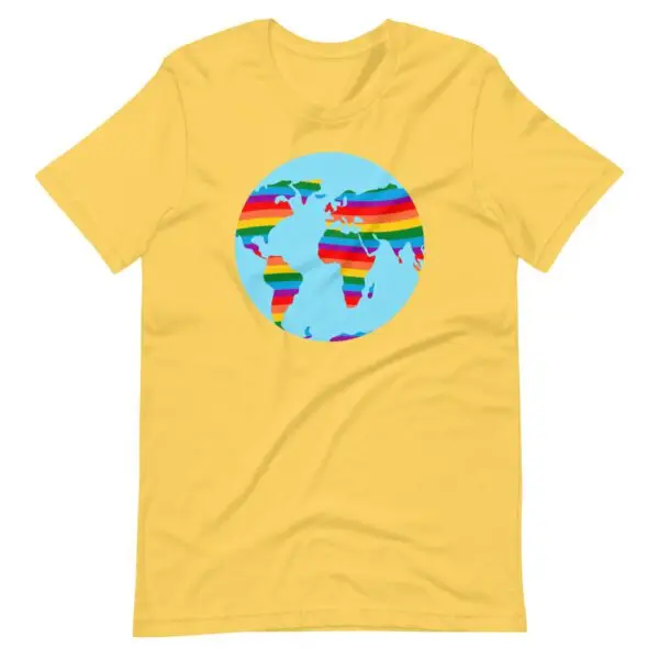 Gay the Planet LGBTQIA Pride Short-Sleeve Unisex T-Shirt - Image 10