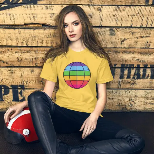Gay the Planet LGBTQIA Pride Short-Sleeve Unisex T-Shirt - Image 10