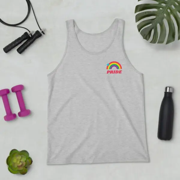 Pride Rainbow LGBTQIA Pride Unisex Tank Top - Image 5