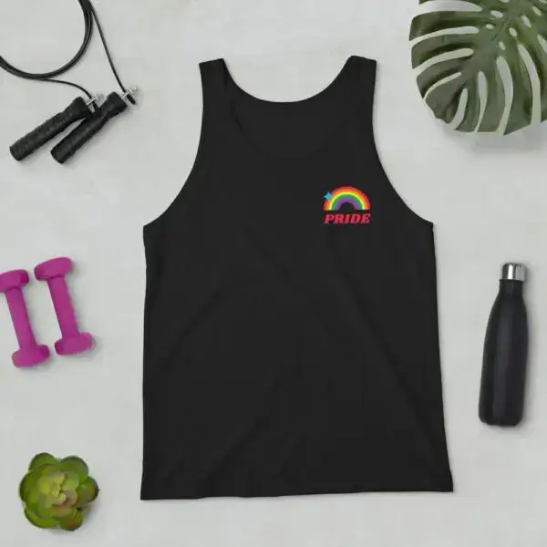 Pride Rainbow LGBTQIA Pride Unisex Tank Top - Image 2