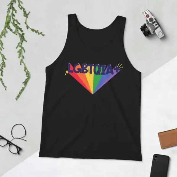 LGBTQIA Pride Unisex Tank Top - Image 2