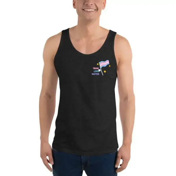 Trans Lives Matter LGBTQIA Pride Unisex Tank Top
