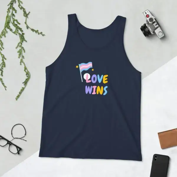 Love Wins LGBTQIA Pride Unisex Tank Top