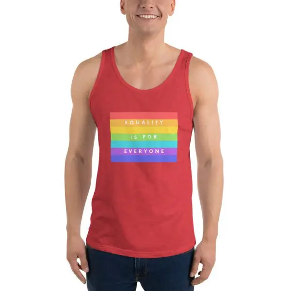 Equality is for Everyone LGBTQIA Pride Unisex Tank Top - Image 5