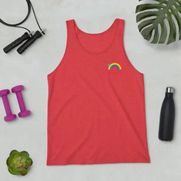 Pride Rainbow LGBTQIA Pride Unisex Tank Top - Image 4