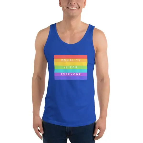Equality is for Everyone LGBTQIA Pride Unisex Tank Top - Image 3