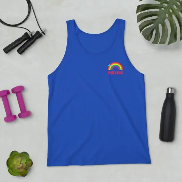 Pride Rainbow LGBTQIA Pride Unisex Tank Top - Image 3