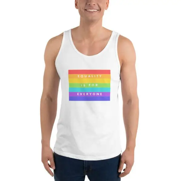 Equality is for Everyone LGBTQIA Pride Unisex Tank Top - Image 7