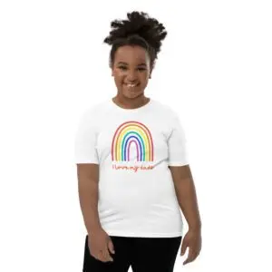 I Love My Dads LGBTQIA Pride Youth Short Sleeve T-Shirt