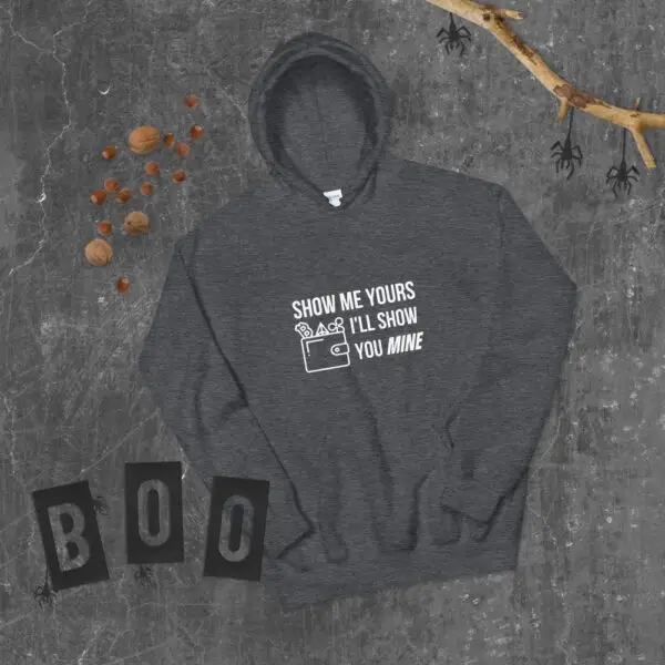 Show Me Yours Crypto Wallet Unisex Hoodie - Image 8