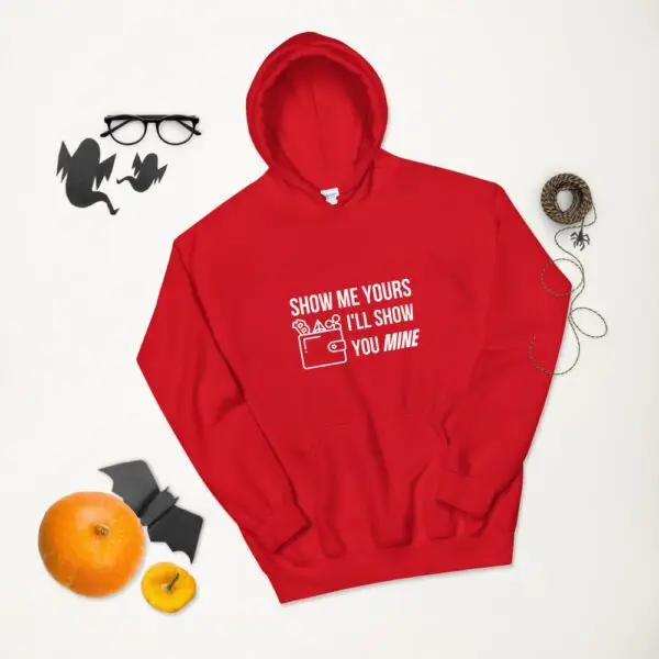 Show Me Yours Crypto Wallet Unisex Hoodie - Image 7