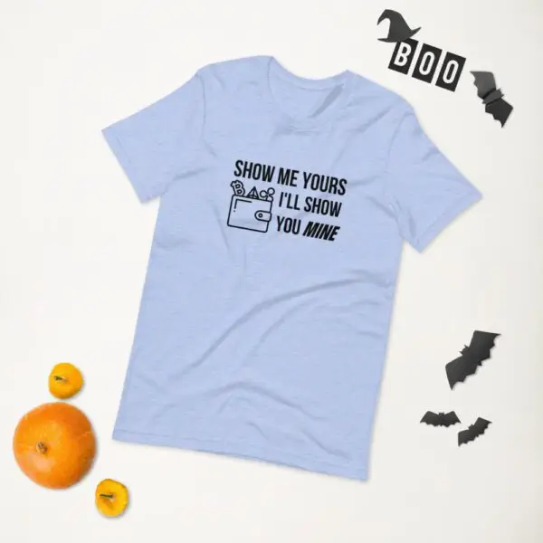 Show Me Yours Crypto Wallet Short-Sleeve Unisex T-Shirt - Image 5