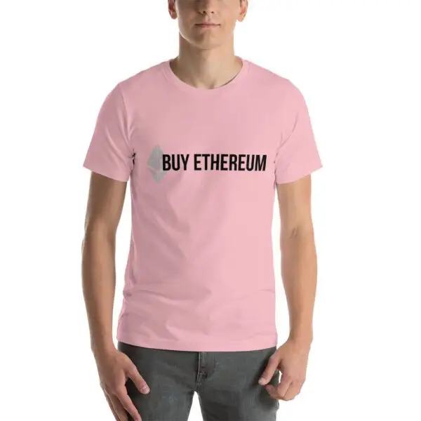 Buy Ethereum Light Short-Sleeve Unisex T-Shirt - Image 2