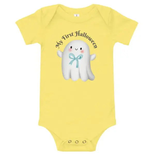 My First Halloween Baby short sleeve one piece - Image 3