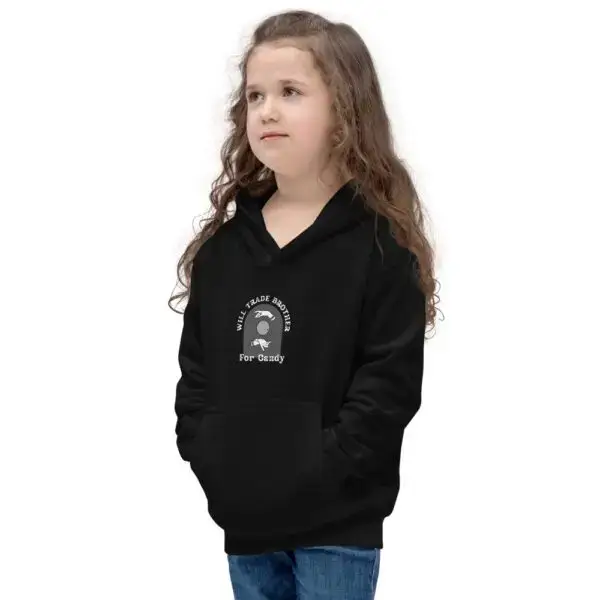Will Trade Brother For Candy Kids Hoodie - Image 2