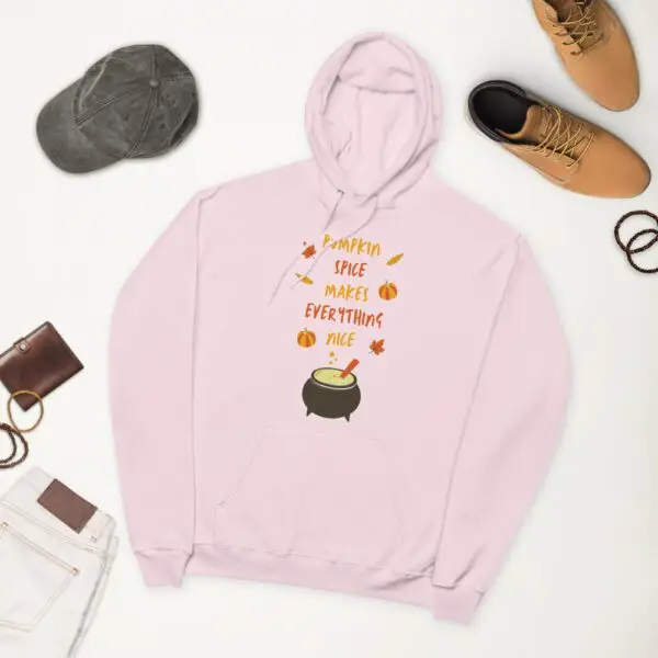 Pumpkin Spice Unisex fleece hoodie - Image 3