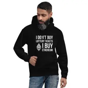 I Don't Buy Lottery Tickets I Buy Ethereum Dark Unisex Hoodie