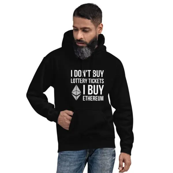 I Don't Buy Lottery Tickets I Buy Ethereum Dark Unisex Hoodie