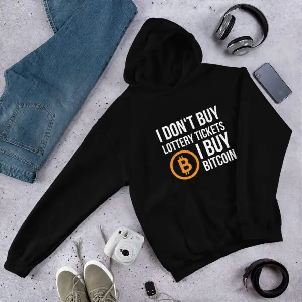 I Don't Buy Lottery Tickets I Buy Bitcoin Dark Unisex Hoodie