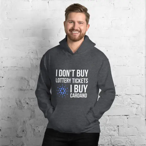 I Don't Buy Lottery Tickets I Buy Cardano Unisex Hoodie - Image 4