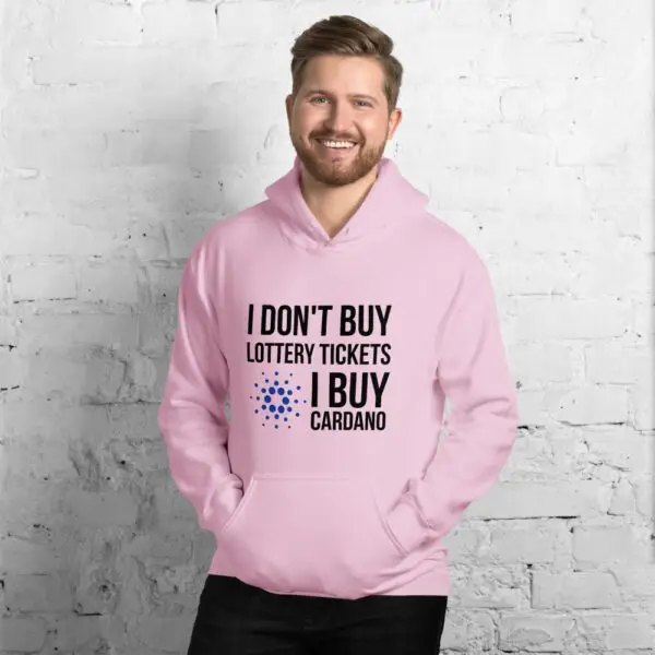 I Don't Buy Lottery Tickets I Buy Cardano Light Unisex Hoodie - Image 4