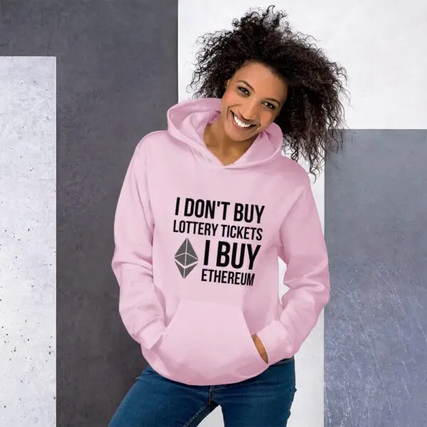 I Don't Buy Lottery Tickets I Buy Ethereum Unisex Hoodie - Image 4