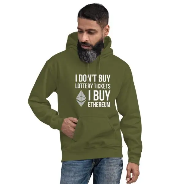 I Don't Buy Lottery Tickets I Buy Ethereum Dark Unisex Hoodie - Image 7