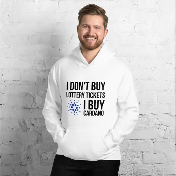 I Don't Buy Lottery Tickets I Buy Cardano Light Unisex Hoodie