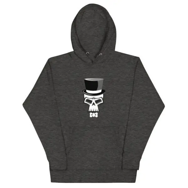 Skull Tophat Unisex Hoodie - Image 4