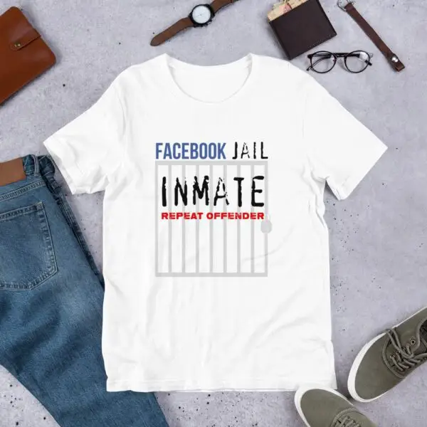 Facebook Jail Inmate Short-Sleeve Unisex T-Shirt