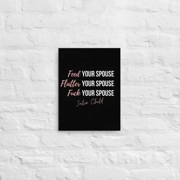 Julia Child Romance Canvas - Image 2